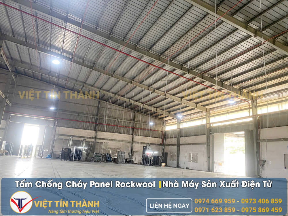 tấm chống cháy panel rockwool